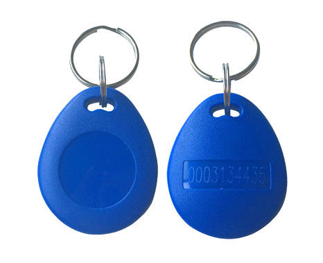 Laser Engraved 860MHz To 960MHz HF LF Chip ABS Key Fob