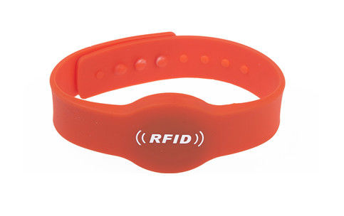 Reusable Silicone RFID Chip Programmable Wristband