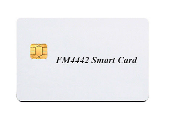 Standard ISO 7816 FM4442 Contact IC Cards For Access Control